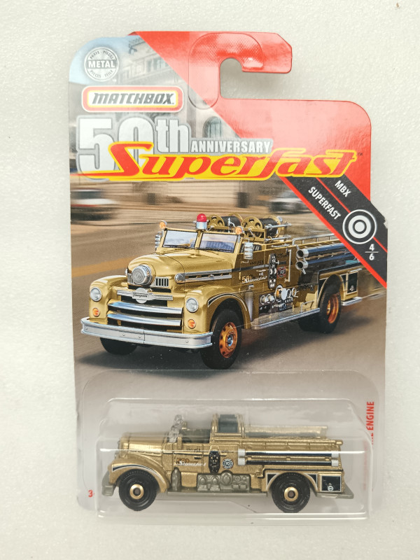 Matchbox 50th Ann Superfast Fire engine
